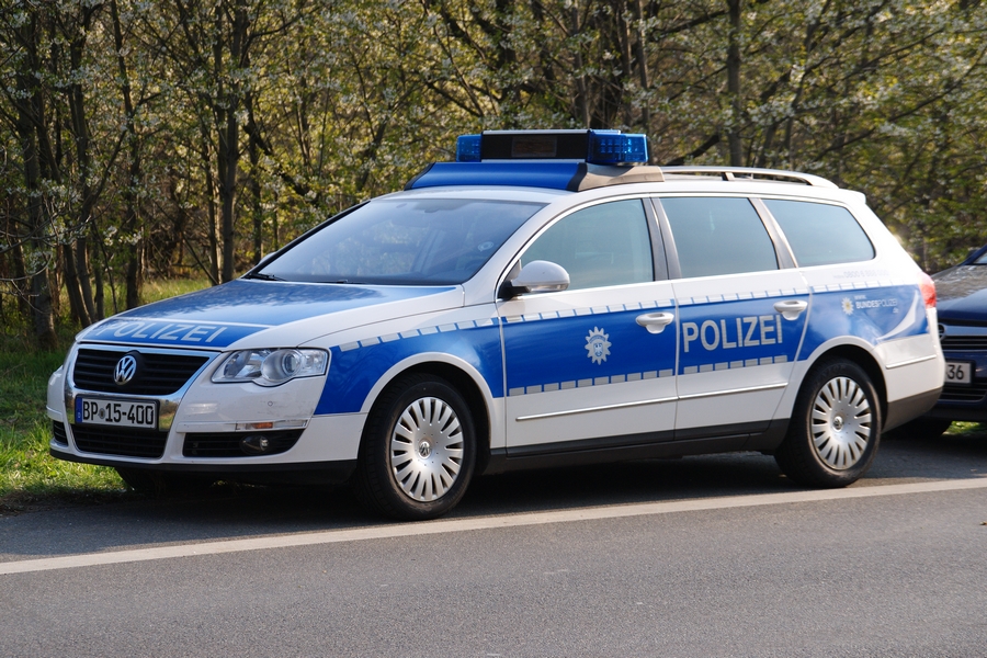 Streifenwagen der Bundespolizei (Symbolbild)